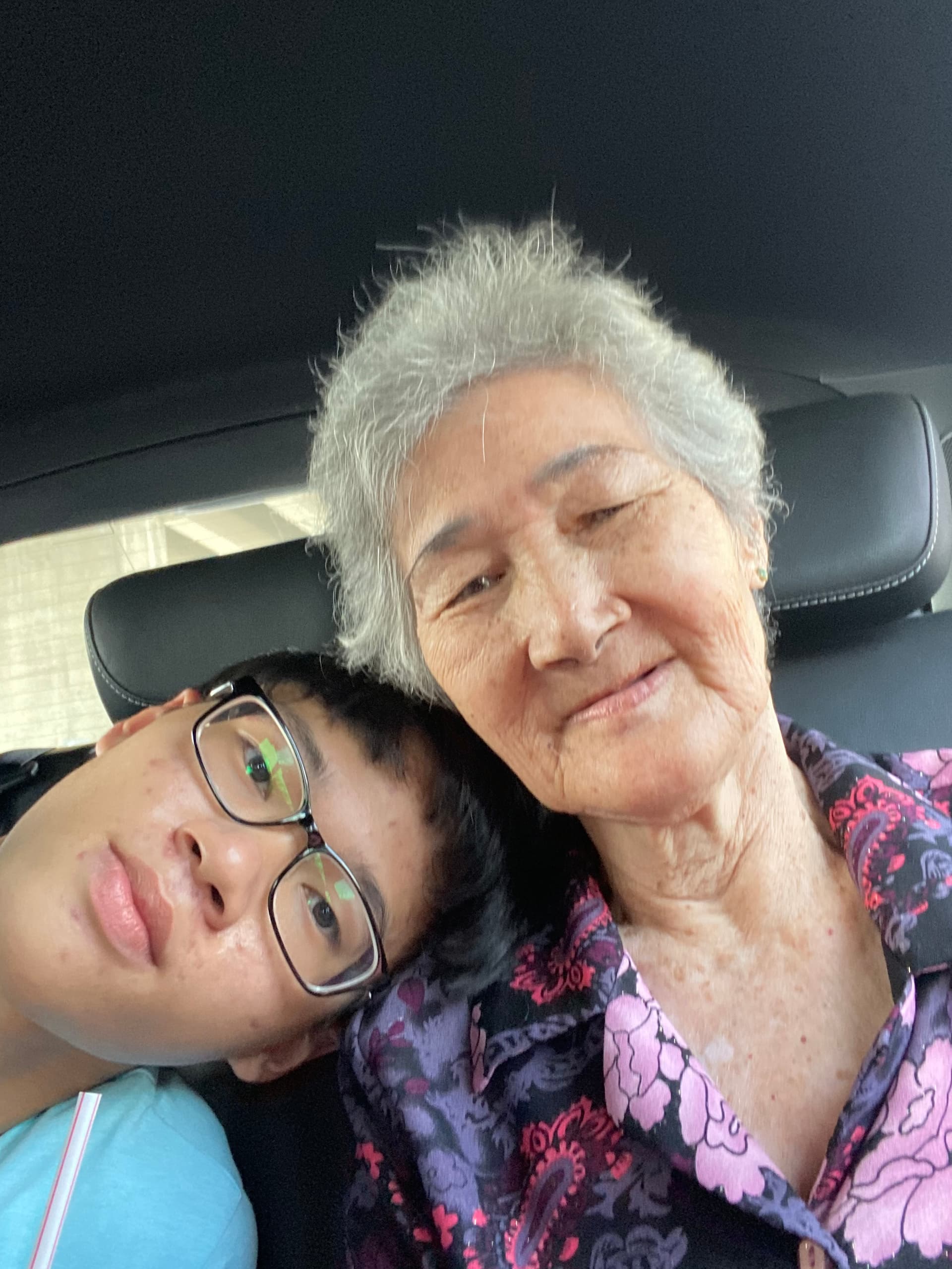 外婆 and me. She told me to go wherever I needed to go to grow. She also taught me what coming home means.